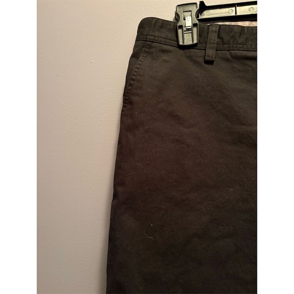 Dockers Men's Khakis Flat Front Pants Black Size 36x32 Casual - Picture 3 of 8